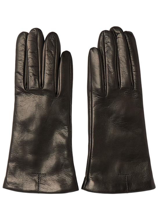 Toteme: Leather gloves - women_0 | Luisa Via Roma