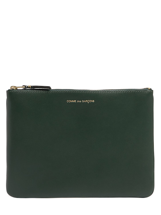 Comme des Garçons Wallet: Classic leather line wallet - women_0 | Luisa Via Roma