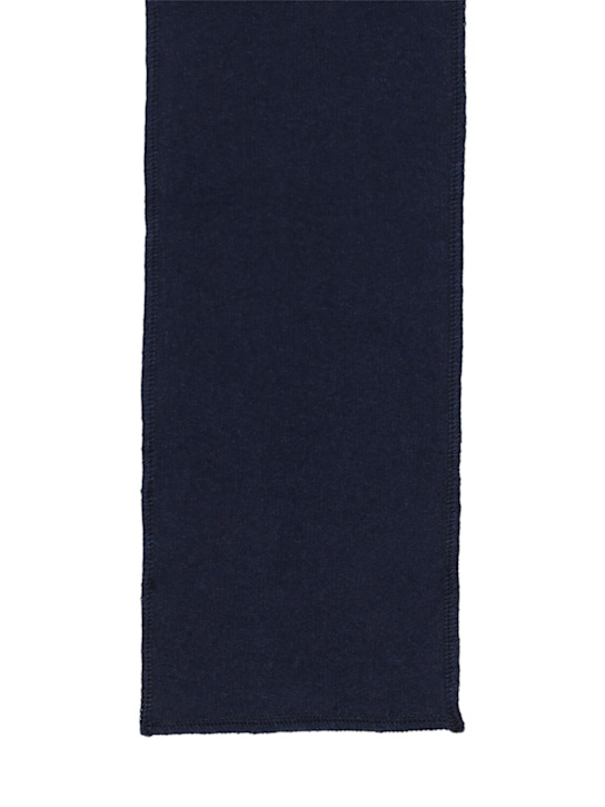 Babe & Tess: Cotton blend scarf - Mavi - kids-girls_1 | Luisa Via Roma