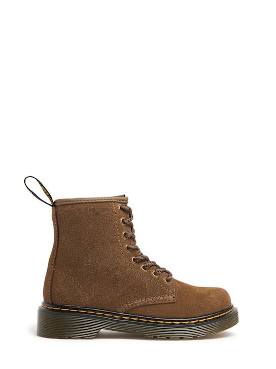 Dr.Martens: 1460 Serena leather boots - kids-boys_0 | Luisa Via Roma