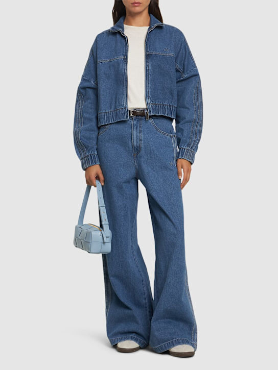 adidas Originals: Essentials denim track top - women_1 | Luisa Via Roma