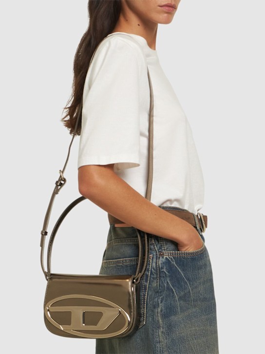 Diesel: 1DR Mirror leather shoulder bag - women_1 | Luisa Via Roma