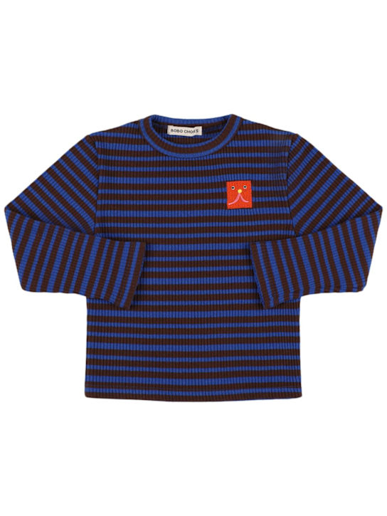 Bobo Choses: コットンブレンドTシャツ - kids-boys_0 | Luisa Via Roma