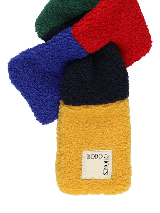 Bobo Choses: カラーブロックテディマフラー - kids-girls_1 | Luisa Via Roma