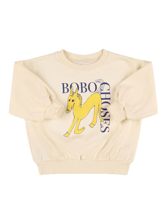 Bobo Choses: コットンスウェットシャツ - kids-boys_0 | Luisa Via Roma