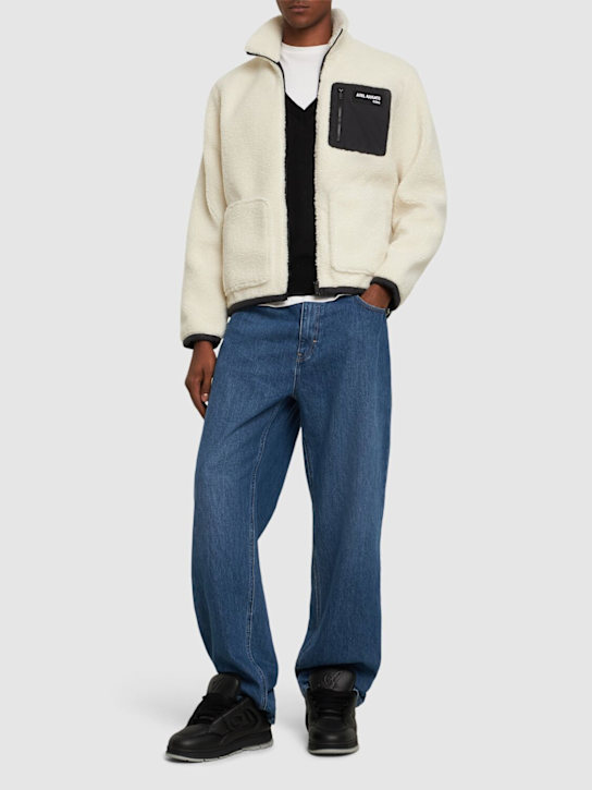 Axel Arigato: Billie tech fleece zip jacket - men_1 | Luisa Via Roma