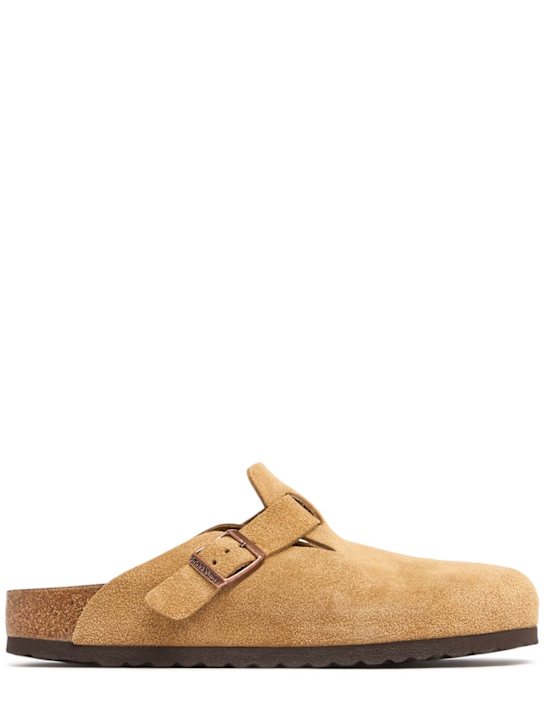 BIRKENSTOCK: Boston suede mules - women_0 | Luisa Via Roma