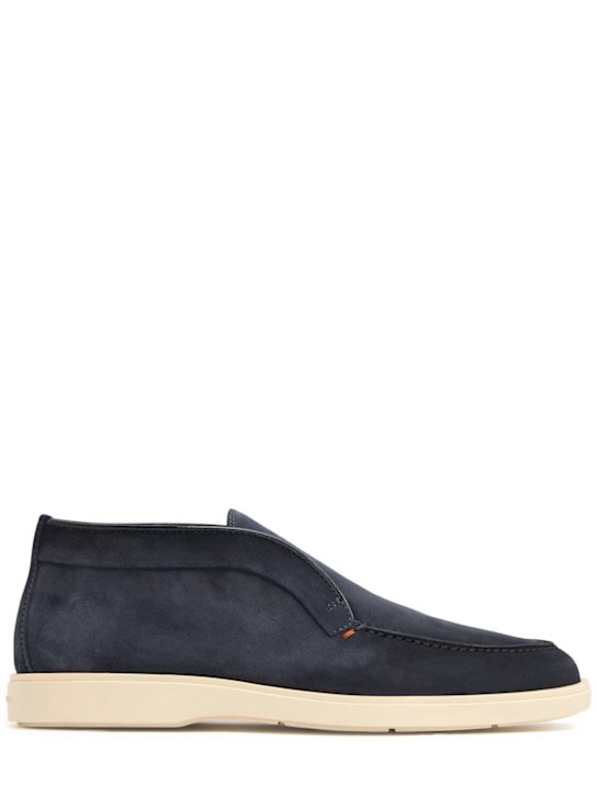 Santoni: Suede desert shoes - men_0 | Luisa Via Roma