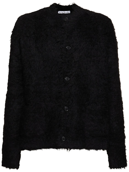 Acne Studios: Kalpafa hairy cardigan - men_0 | Luisa Via Roma