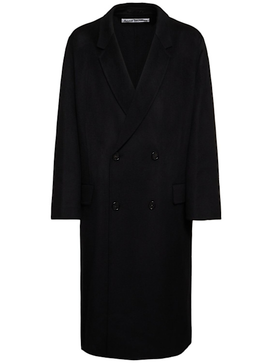 Acne Studios: Dojack double wool coat - men_0 | Luisa Via Roma