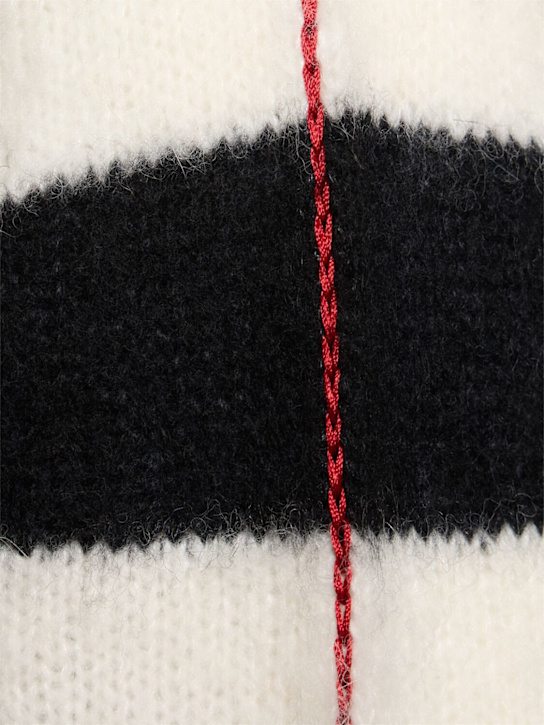 Marc Jacobs: Logo brushed alpaca blend sweater - women_3 | Luisa Via Roma