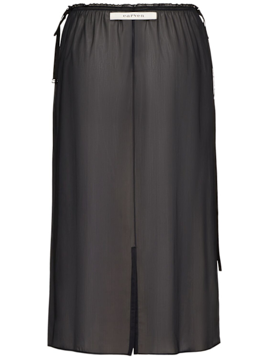 Carven: Mesh midi skirt - women_4 | Luisa Via Roma