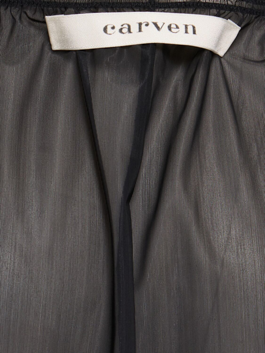 Carven: Mesh midi skirt - women_3 | Luisa Via Roma