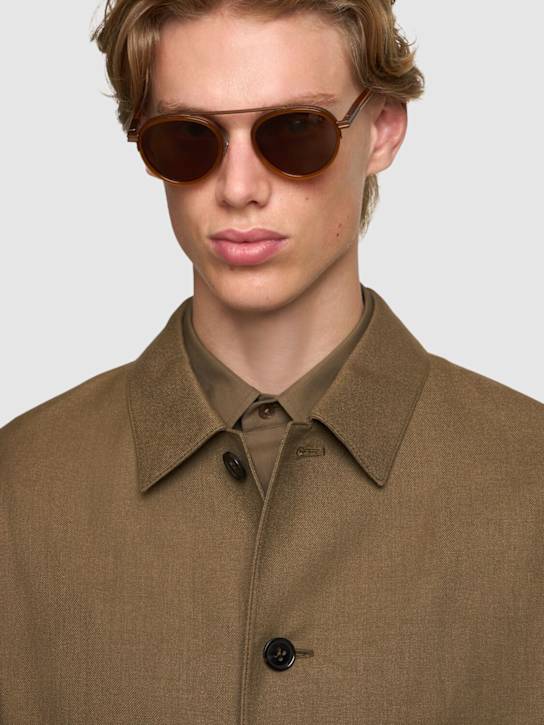 Zegna: Orizzonte II acetate sunglasses - men_1 | Luisa Via Roma