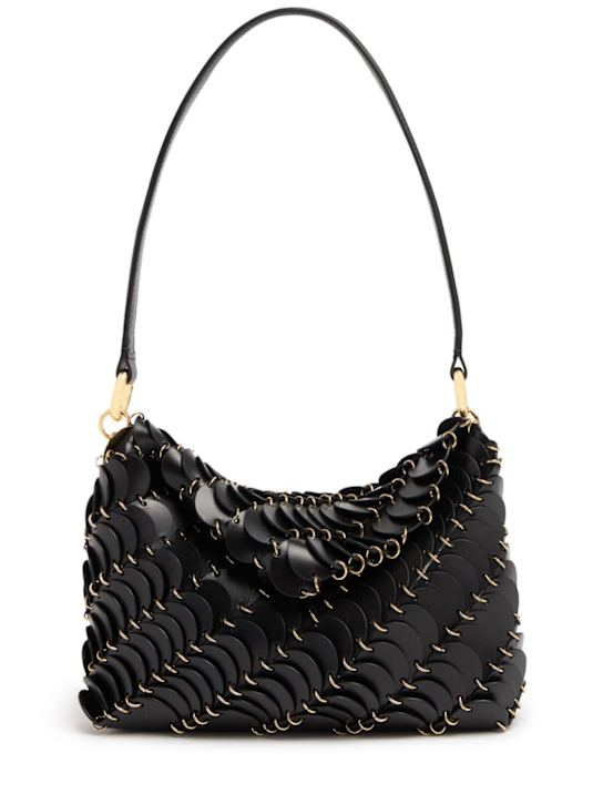 Rabanne: Flap leather shoulder bag - women_0 | Luisa Via Roma
