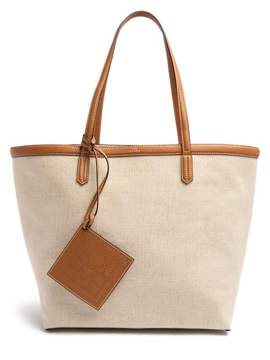 Toteme: Travel canvas tote bag - women_0 | Luisa Via Roma