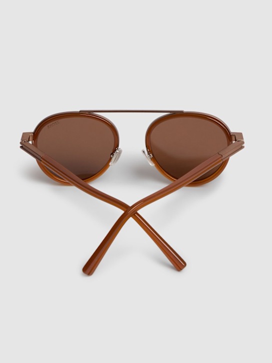 Zegna: Orizzonte II acetate & metal sunglasses - men_1 | Luisa Via Roma