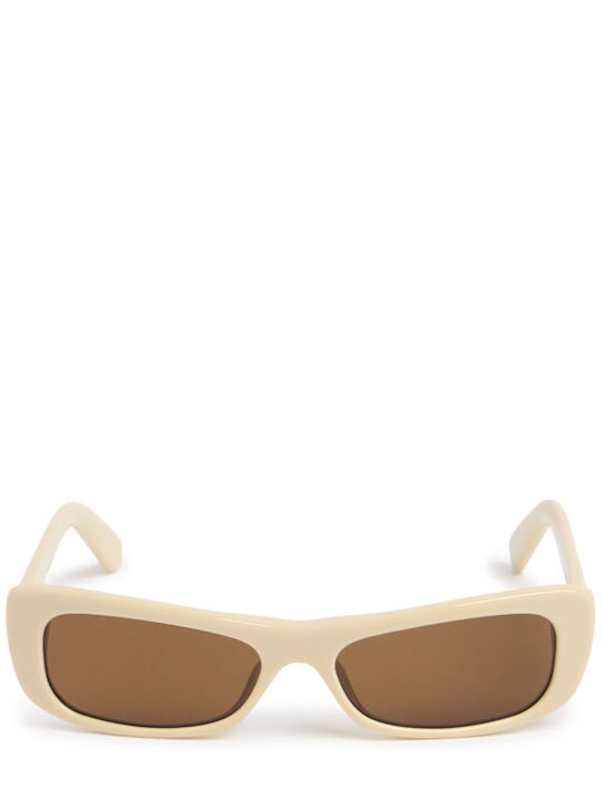 Jacquemus: Les Lunettes Capri acetate sunglasses - men_0 | Luisa Via Roma