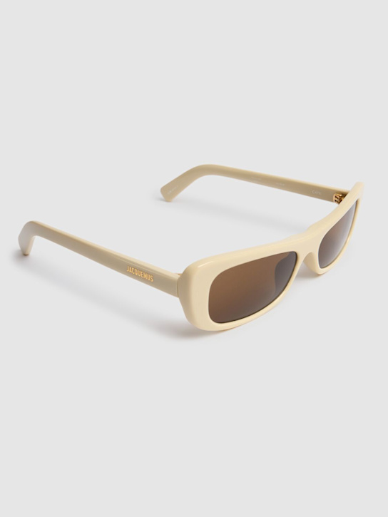 Jacquemus: Les Lunettes Capri acetate sunglasses - men_1 | Luisa Via Roma