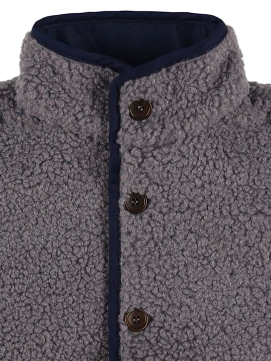 Babe & Tess: テディジャケット - グレー - kids-girls_1 | Luisa Via Roma