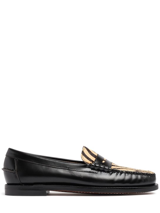Sebago: 20mm Dan Vamp Wild leather loafers - women_0 | Luisa Via Roma