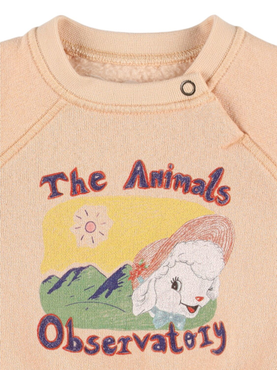 The Animals Observatory: コットンブレンドスウェットシャツ - kids-girls_1 | Luisa Via Roma