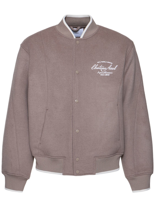 Axel Arigato: Chateau Axel wool bomber jacket - men_0 | Luisa Via Roma