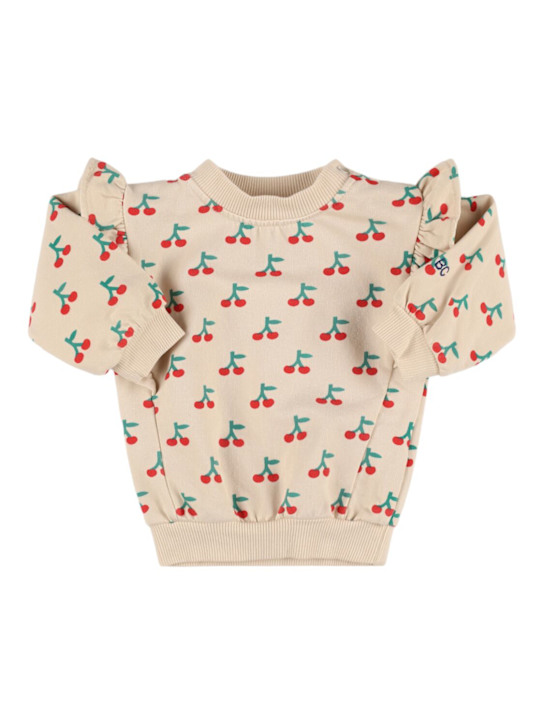 Bobo Choses: オーガニックコットンブレンドスウェットシャツ - kids-girls_0 | Luisa Via Roma