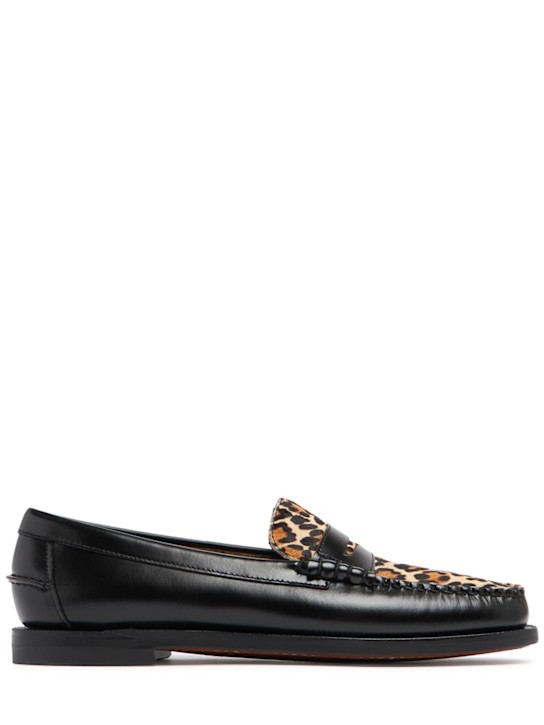 Sebago: 20mm Dan Vamp Wild leather loafers - women_0 | Luisa Via Roma