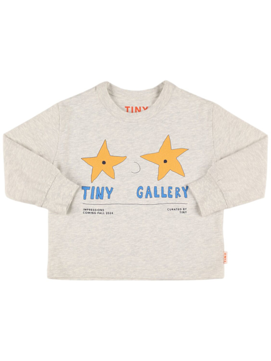 Tiny Cottons: Star print organic cotton t-shirt - kids-boys_0 | Luisa Via Roma