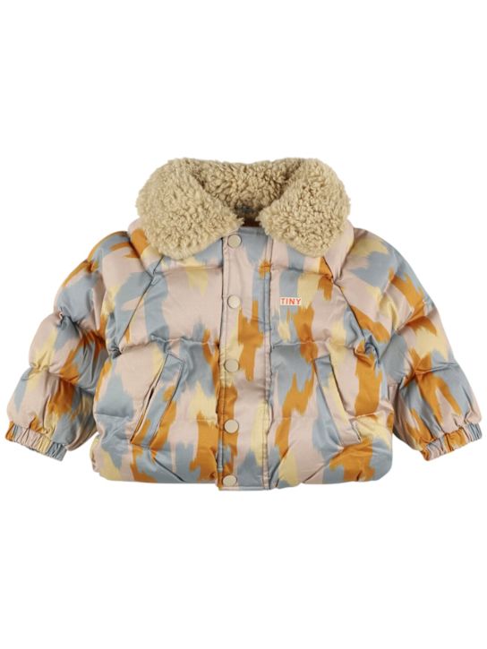 Tiny Cottons: Giacca imbottita in nylon stampa camouflage - kids-girls_0 | Luisa Via Roma