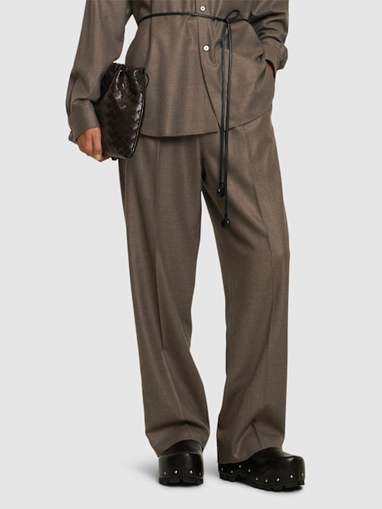 Jil Sander: Leather mules - women_1 | Luisa Via Roma