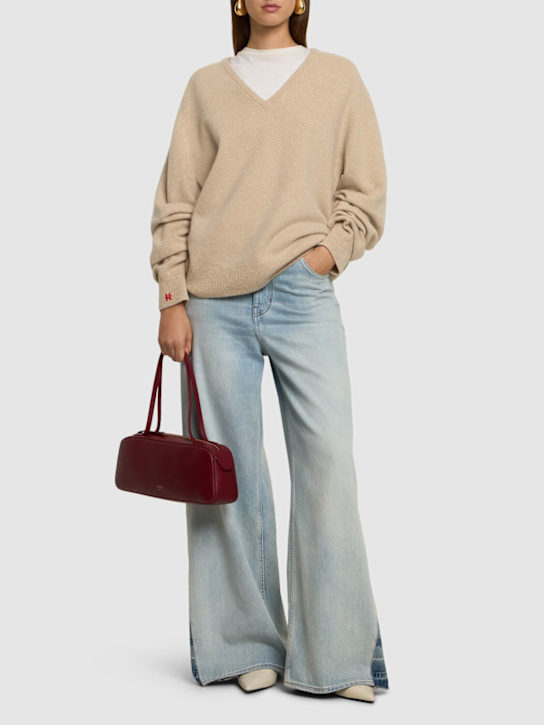 Tory Burch: Wool blend v-neck sweater - women_1 | Luisa Via Roma