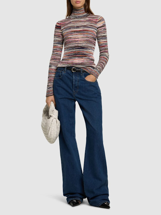 Missoni: Knit viscose turtleneck sweater - women_1 | Luisa Via Roma