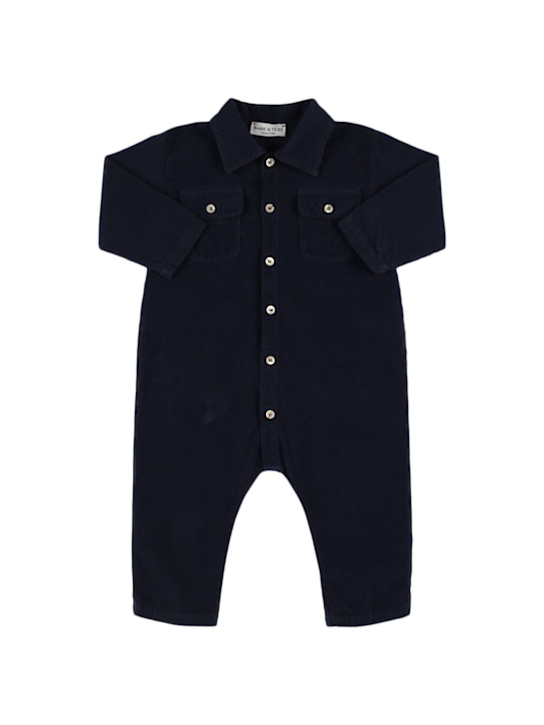 Babe & Tess: Babe ストレッチコットンロンパース - kids-girls_0 | Luisa Via Roma