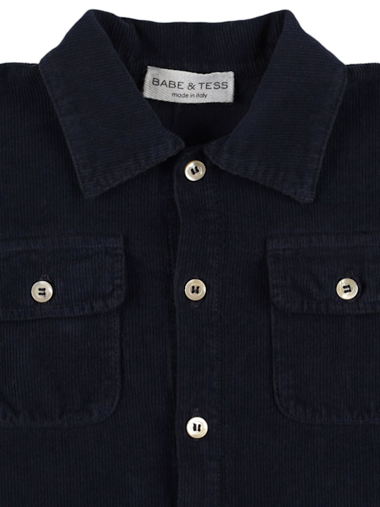 Babe & Tess: Babe ストレッチコットンロンパース - kids-girls_1 | Luisa Via Roma