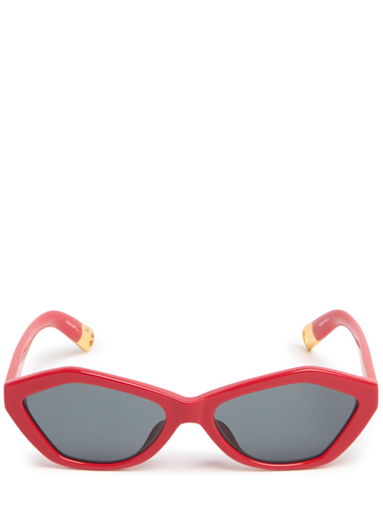 Jacquemus: Les Lunettes Bambino acetate sunglasses - women_0 | Luisa Via Roma