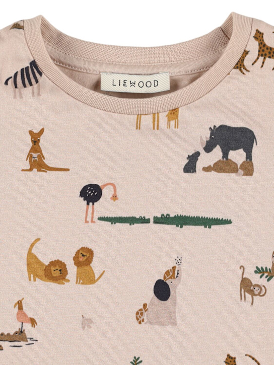 Liewood: Printed organic cotton t-shirt - kids-boys_1 | Luisa Via Roma