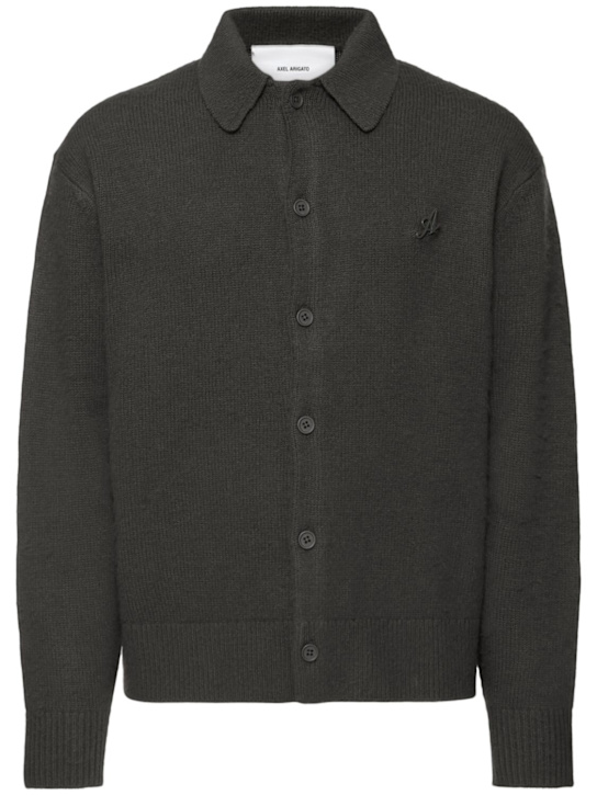 Axel Arigato: Ode collared wool cardigan - men_0 | Luisa Via Roma