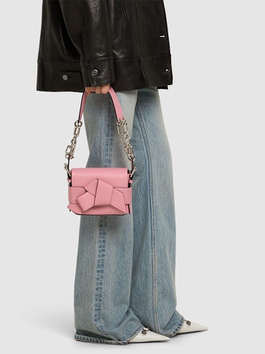 Acne Studios: Small Musubi Chain leather shoulder bag - women_1 | Luisa Via Roma