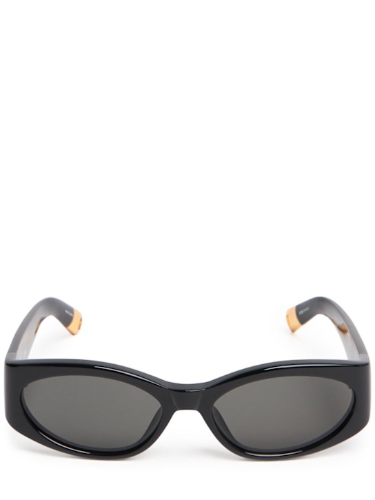 Jacquemus: Les Lunettes Ovalo sunglasses - men_0 | Luisa Via Roma