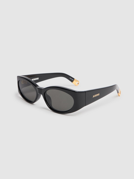 Jacquemus: Les Lunettes Ovalo sunglasses - men_1 | Luisa Via Roma