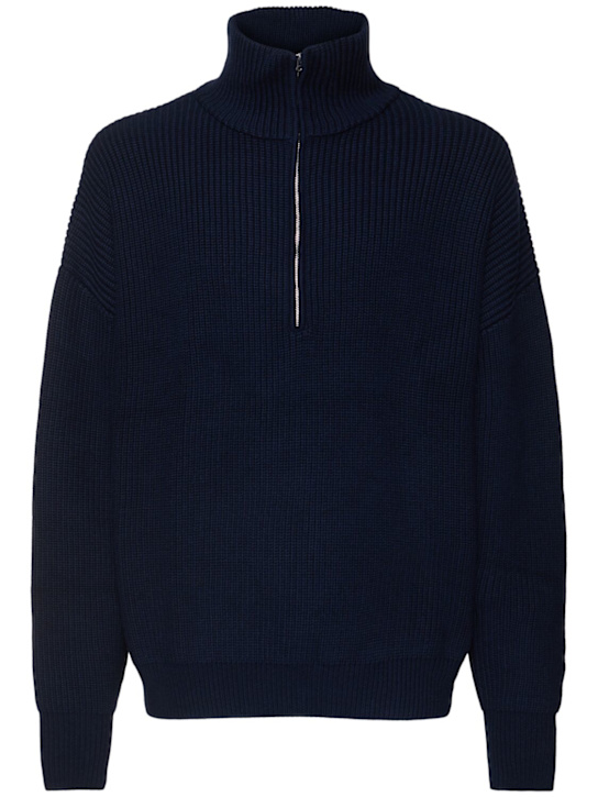 The Frankie Shop: Harrison half-zip sweater - men_0 | Luisa Via Roma