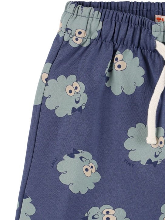 Tiny Cottons: Pantaloni Guest in felpa di misto cotone stampato - kids-girls_1 | Luisa Via Roma