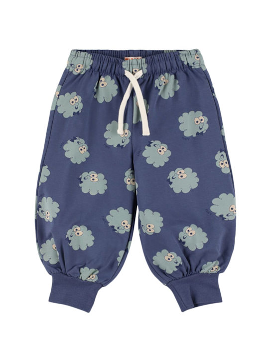 Tiny Cottons: Pantaloni Guest in felpa di misto cotone stampato - kids-girls_0 | Luisa Via Roma