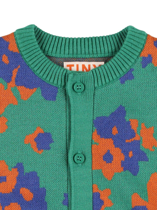 Tiny Cottons: Cardigan in maglia di cotone e lana - kids-girls_1 | Luisa Via Roma