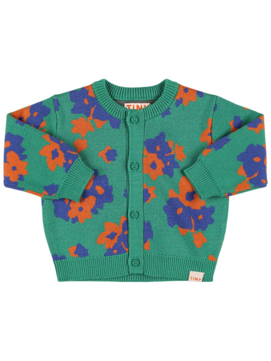 Tiny Cottons: Cardigan in maglia di cotone e lana - kids-girls_0 | Luisa Via Roma