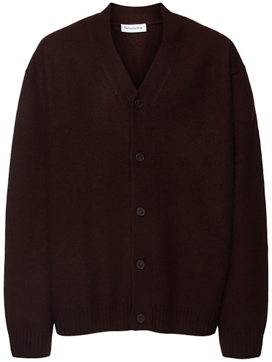 The Frankie Shop: Beck wool cardigan - men_0 | Luisa Via Roma