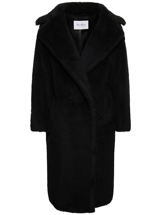 Max Mara: Tedgirl alpaca blend long coat - women_0 | Luisa Via Roma