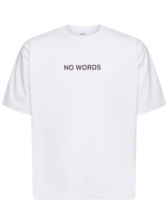 ASPESI: NO WORDS heavy jersey t-shirt - men_0 | Luisa Via Roma